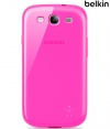 Belkin Grip Sheer Vue TPU Case Pink Samsung Galaxy SIII i9300