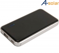 A-Solar AL-260 Portable Power Bank 2400 mAh Noodlader Black