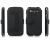 Zenus Prestige Classic Dual Leather Case Black Samsung Galaxy S 3