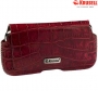 KRUSELL Hector Leather Case Horizontal Pouch Large Croco Red