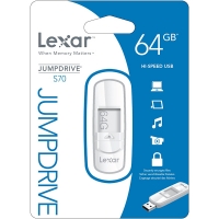 Lexar Jumpdrive S70 64GB USB 2.0 Flash Drive / USB Memory Stick