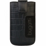 Bugatti SlimCase Leather Croco / Luxe Echtleder Pouch XL - Black