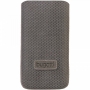 Bugatti Perfect Scale Leather Pouch Fashion Case Grey oa iPhone 4