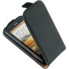 Premium Flip Case Black / Beschermhoesje voor HTC Desire C