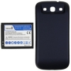 Accu Battery Extended 3300mAh + Back Cover Blue Samsung Galaxy S3