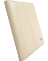Krusell Luna Leather Case Sand / Leren Tas voor Apple iPad (1)