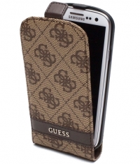 Guess Flip Case 4G for Samsung Galaxy SIII i9300 - Brown