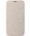 Zenus Walnutt Color Flip Case Light Grey Samsung Galaxy Note II