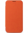Zenus Walnutt Color Flip Case Orange Samsung Galaxy Note II