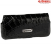 KRUSELL Hector Leather Case Horizontal Pouch Medium Black Croco