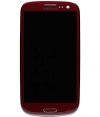 LCD Display +Touch Unit + Front Cover Samsung Galaxy S3 i9300 Red