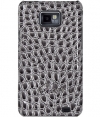 Guess Hard Case Crocodile Dark Grey Samsung Galaxy S2 / S2 Plus