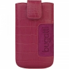 Bugatti SlimCase Leather Croco / Luxe Echtleder Pouch XL - Pink