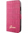 Guess Flip Folio Case Crocodile Matte Pink Samsung Galaxy S4