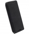 Krusell Kiruna FlipCover Leather Book Case Black for HTC One (M7)