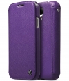 Zenus Minimal Diary Real Leather Case Samsung Galaxy S4 - Purple