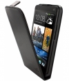 Dolce Vita Flip Case Leather Black voor HTC One (M7)
