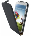 Premium Flip Case Hoesje voor Samsung Galaxy S4 i9505 - Zwart