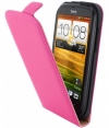 Premium Flip Case / Beschermhoesje voor HTC Desire X - Roze