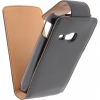 Xccess Leather Flip Case Samsung Galaxy Young S6310 - Zwart