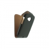 Xccess PU Leather Flip Case voor HTC Desire C - Zwart