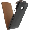 Xccess Leather Flip Case HTC One (M7) Zwart