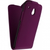 Xccess PU Leather Flip Case voor HTC One Mini (M4) - Paars