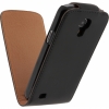 Xccess PU Leather Flip Case Samsung Galaxy S4 Mini i9195  - Zwart