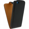 Xccess PU Leather Flip Case voor Apple iPhone 5C - Zwart