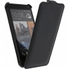 Mobilize Slim Flip Case Leather / Leder Hoesje HTC One - Zwart 