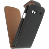Xccess Leather Flip Case Samsung Galaxy S Advance i9070 - Zwart