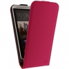 Mobilize Ultra Slim Flip Case voor HTC One (M7) - Fuchsia