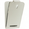 Xccess PU Leather Flip Case voor HTC Desire 500 - Wit
