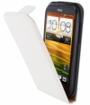 Mobiparts Premium Flip Case voor HTC Desire X - Wit