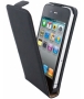 Mobiparts Premium Flip Case voor Apple iPhone 4 / 4S - Zwart