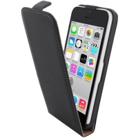 Mobiparts Premium Flip Case voor Apple iPhone 5C - Zwart