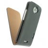 Xccess PU Leather Flip Case voor HTC One X / X+ (Zwart)