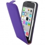 Mobiparts Premium Flip Case voor Apple iPhone 5C - Paars