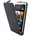 Mobiparts Premium Flip Case voor HTC One - Zwart