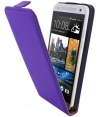 Mobiparts Premium Flip Case voor HTC One Mini - Paars