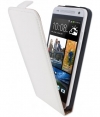 Mobiparts Premium Flip Case voor HTC One Mini - Wit