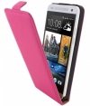 Mobiparts Premium Flip Case voor HTC One - Roze