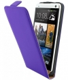 Mobiparts Premium Flip Case voor HTC One - Paars