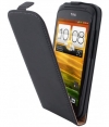 Mobiparts Premium Flip Case voor HTC One S - Zwart