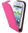 Mobiparts Premium Flip Case Samsung Galaxy Young S6310 - Roze