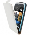 Mobiparts Premium Flip Case voor HTC Desire 500 - Wit