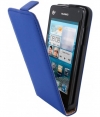 Mobiparts Premium Flip Case voor Huawei Ascend Y300 - Blauw