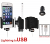 Brodit Active Holder iPhone 5/5S for original cable + USB Charger