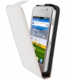 Mobiparts Premium Flip Case Samsung Galaxy Ace S5830 - Wit