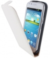 Mobiparts Premium Flip Case Samsung Galaxy Core i8260 - Wit